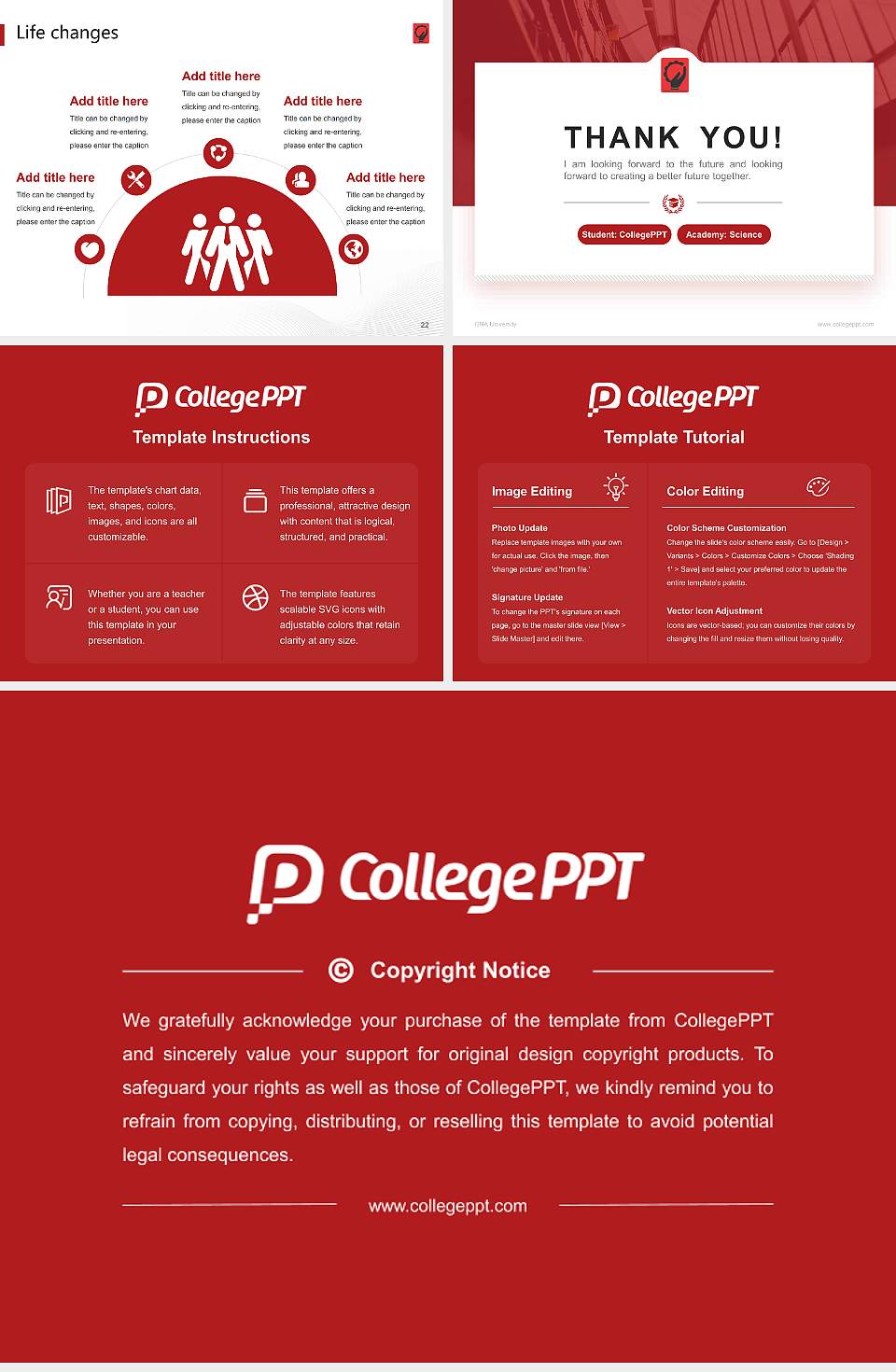 GNA University National Scholarship Defense PPT Template4:3 ratio PPT effect preview image4
