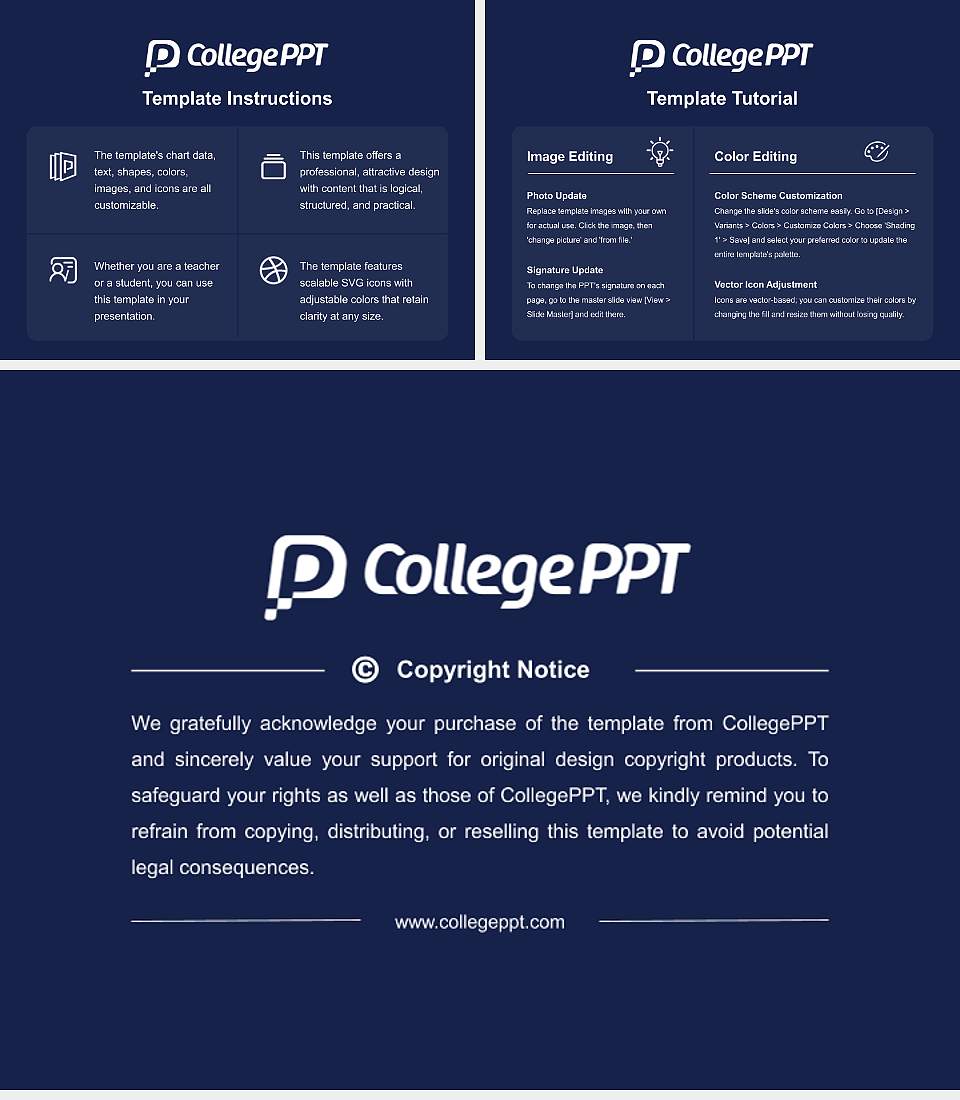 American University Academic Presentation/Research Findings Report PPT Template4:3 ratio PPT effect preview image5