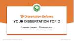 Chandra Shekhar Azad University of Agriculture & Technology Graduation Thesis Defense PPT Template