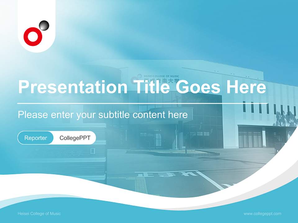 Heisei College of Music Lecture Sharing and Networking Event PPT Template4:3 ratio PPT effect preview image4