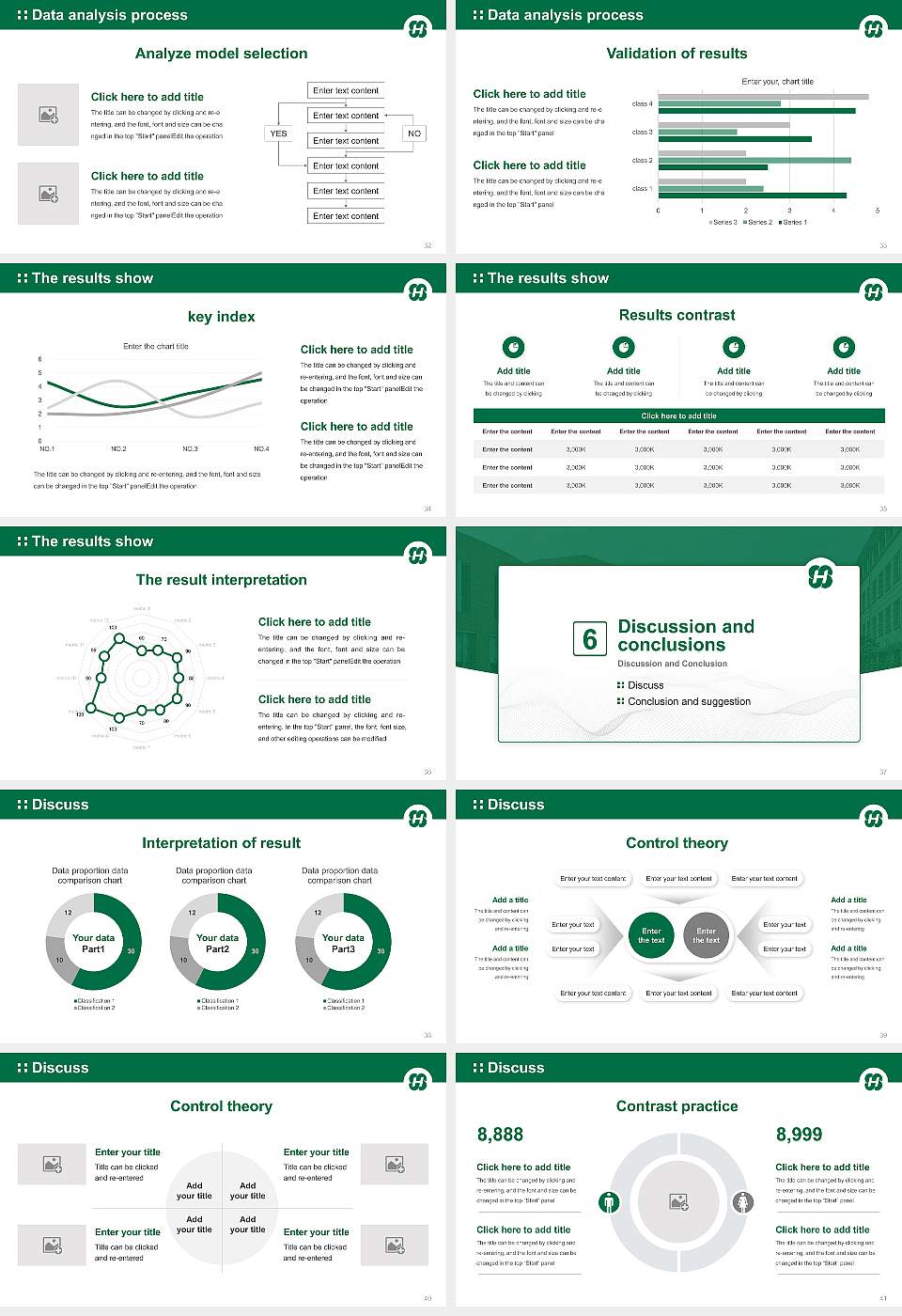 Hyogo College of Medicine Graduation Thesis Defense PPT Template16:9 ratio PPT effect preview image5