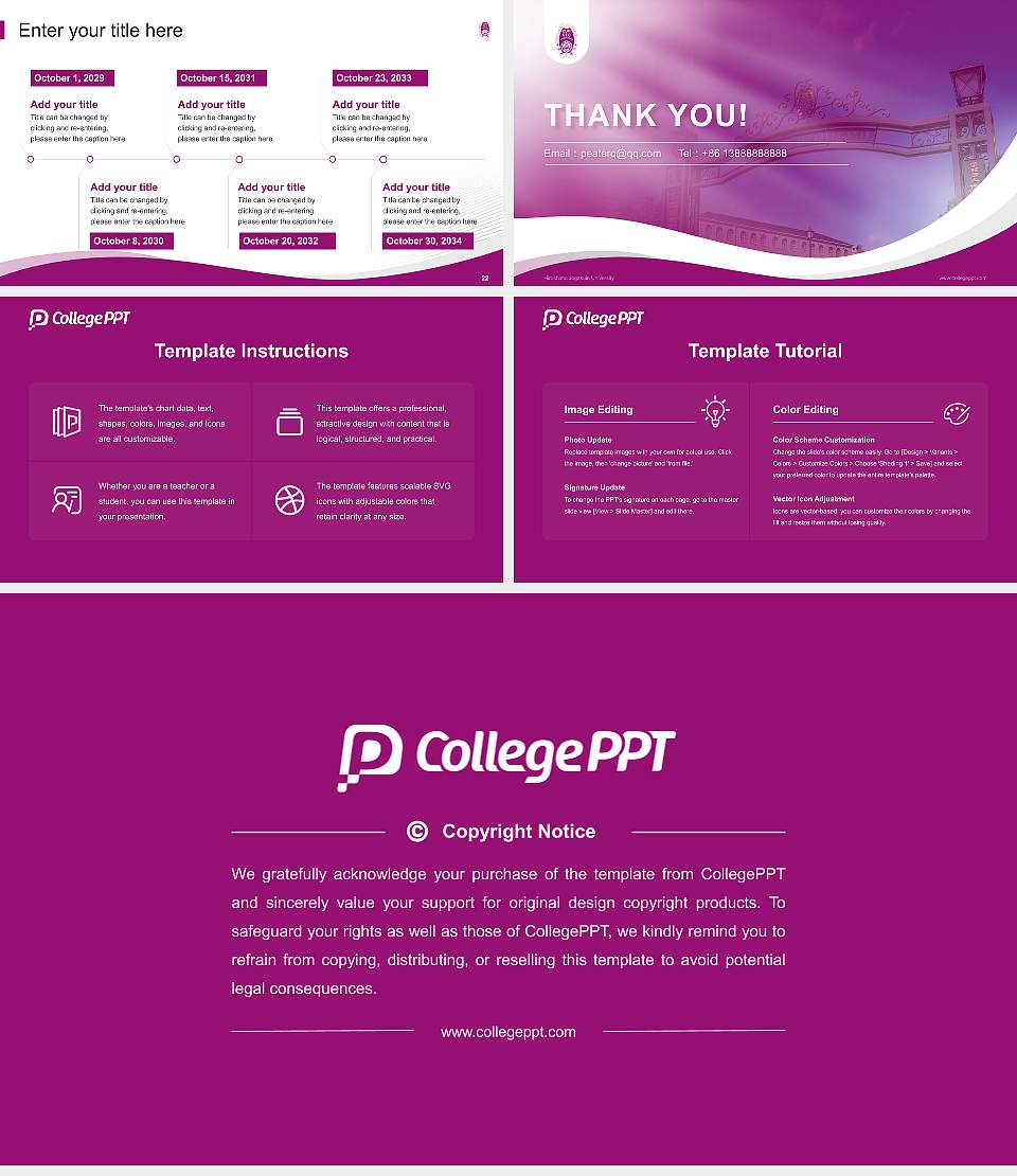 Hiroshima Jogakuin University Lecture Sharing and Networking Event PPT Template16:9 ratio PPT effect preview image4