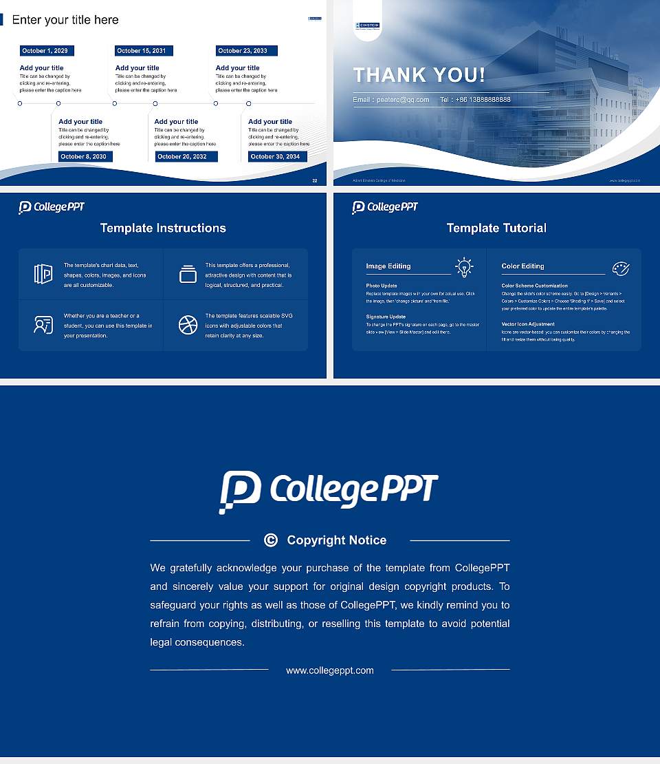 Albert Einstein College of Medicine Lecture Sharing and Networking Event PPT Template16:9 ratio PPT effect preview image4