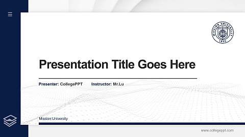 Mission University Thesis Proposal/Graduation Defense PPT Template