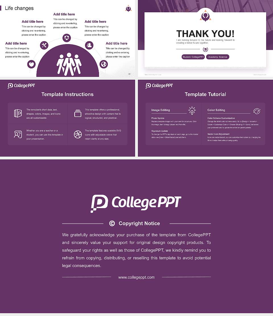 Albizu University-San Juan National Scholarship Defense PPT Template16:9 ratio PPT effect preview image4