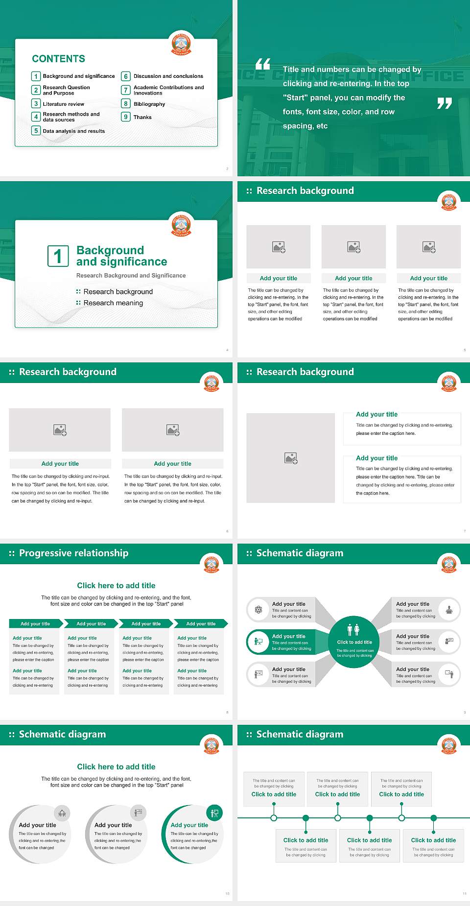 Indira Gandhi University Graduation Thesis Defense PPT Template4:3 ratio PPT effect preview image2