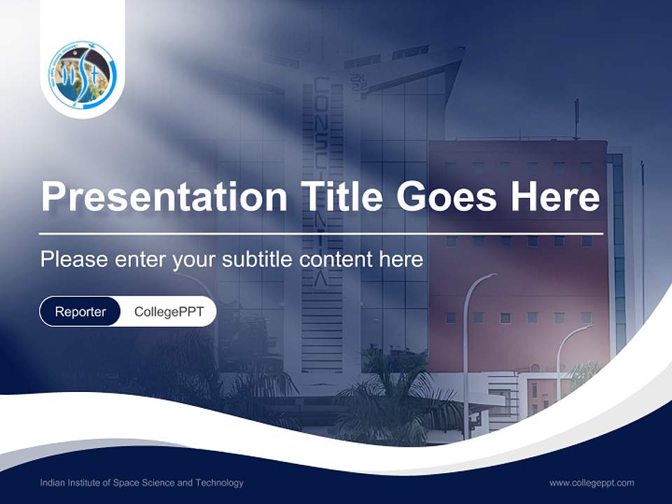 Indian Institute of Space Science and Technology Lecture Sharing and Networking Event PPT Template4:3 ratio PPT effect preview image4