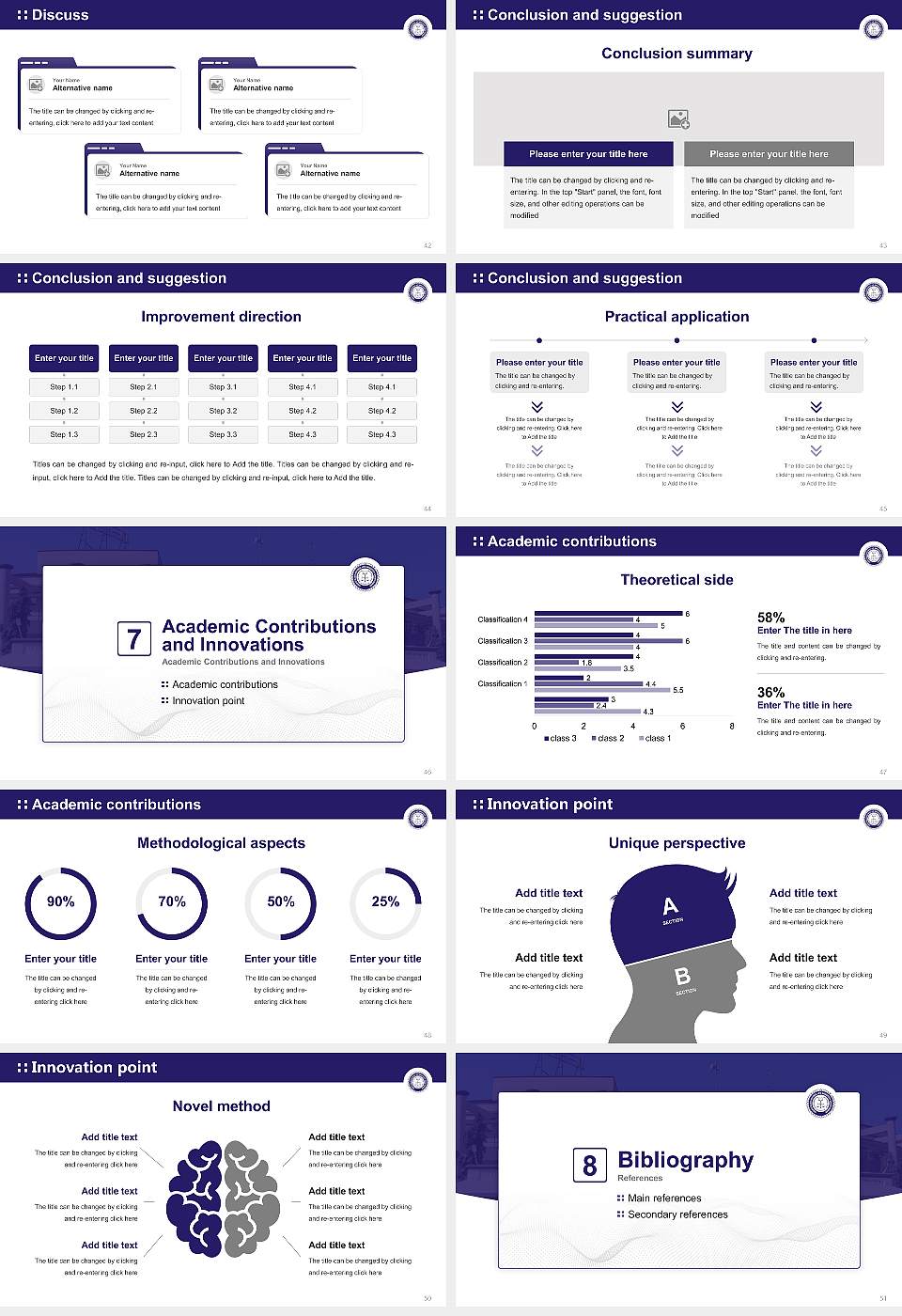 Hidayatullah National Law University Graduation Thesis Defense PPT Template16:9 ratio PPT effect preview image6