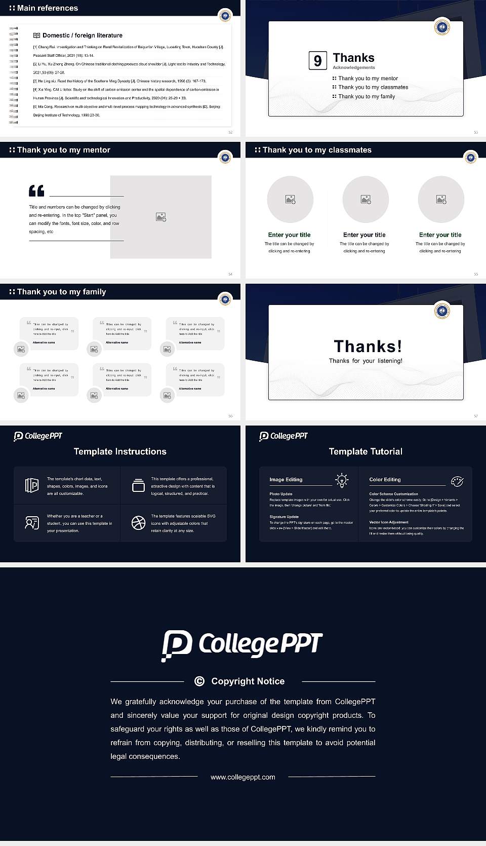 Career Point University, Kota Graduation Thesis Defense PPT Template16:9 ratio PPT effect preview image7