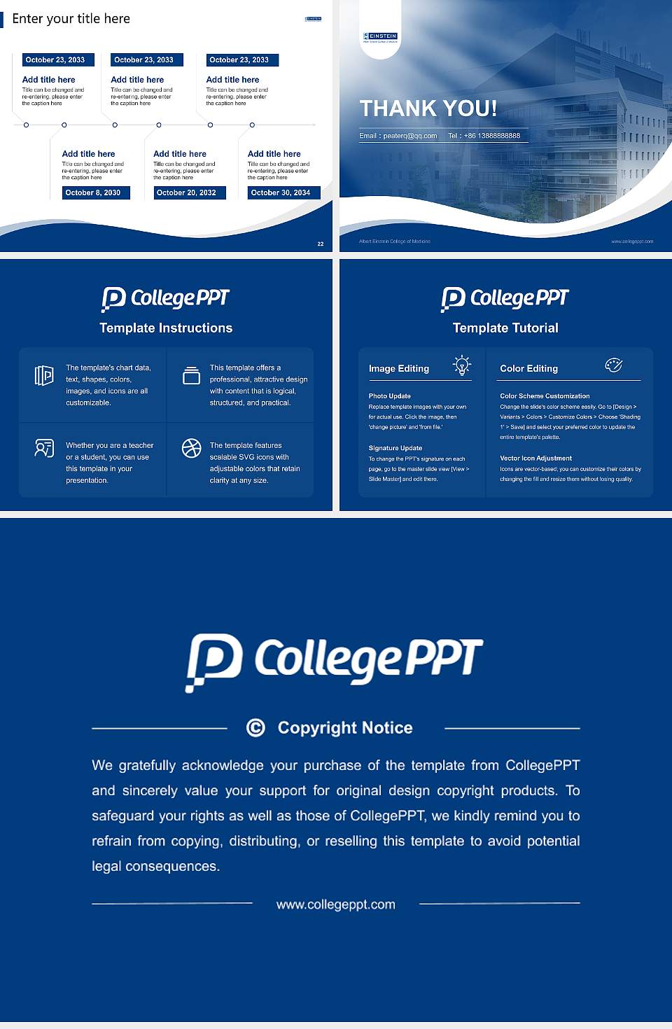 Albert Einstein College of Medicine Lecture Sharing and Networking Event PPT Template4:3 ratio PPT effect preview image4