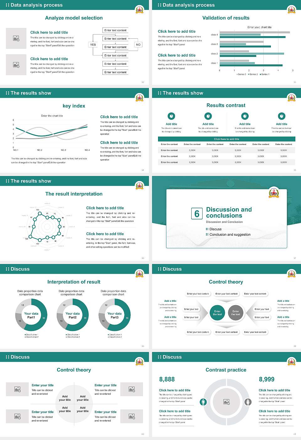 Dr. YSR University of Health Sciences Graduation Thesis Defense PPT Template16:9 ratio PPT effect preview image5