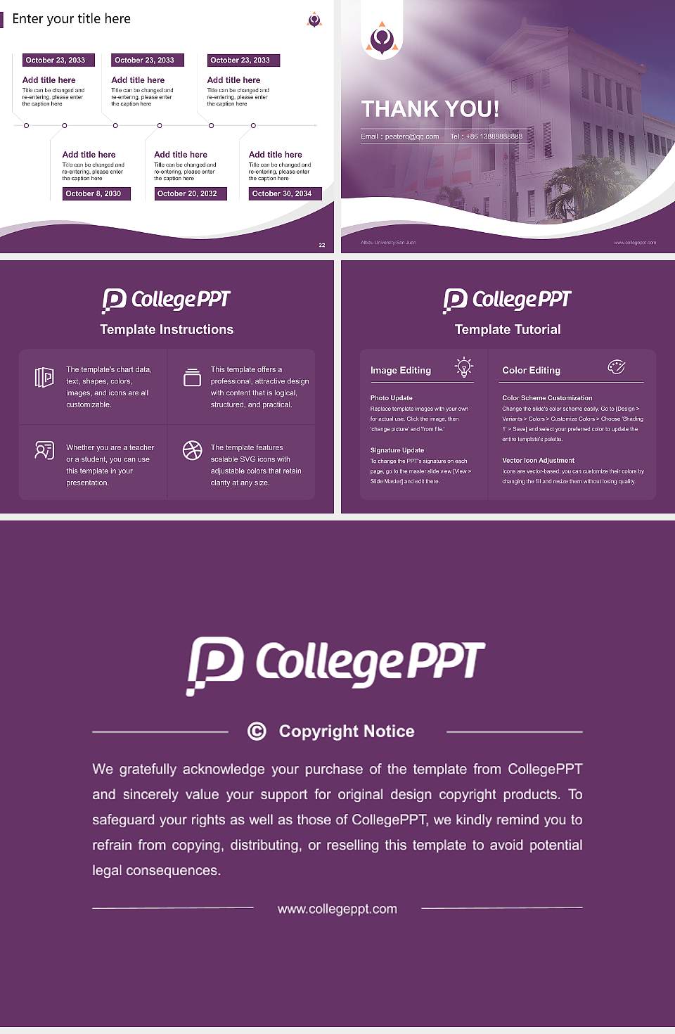 Albizu University-San Juan Lecture Sharing and Networking Event PPT Template4:3 ratio PPT effect preview image4