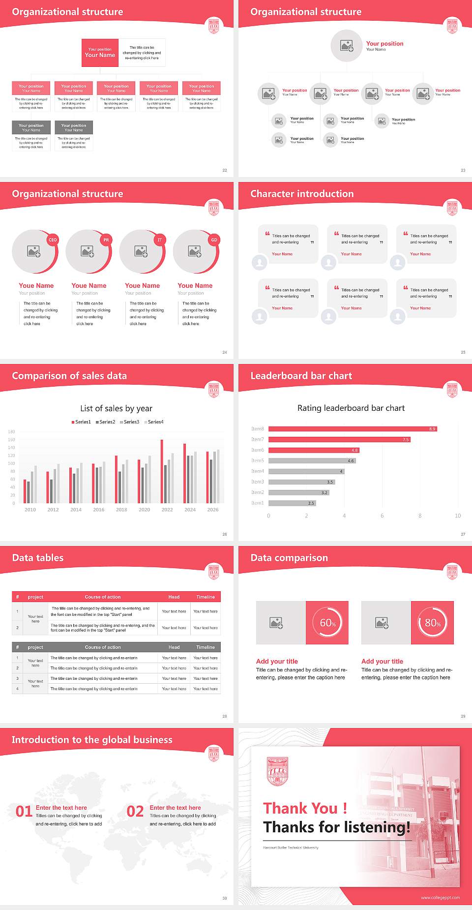 Harcourt Butler Technical University Academic Presentation/Research Findings Report PPT Template4:3 ratio PPT effect preview image4