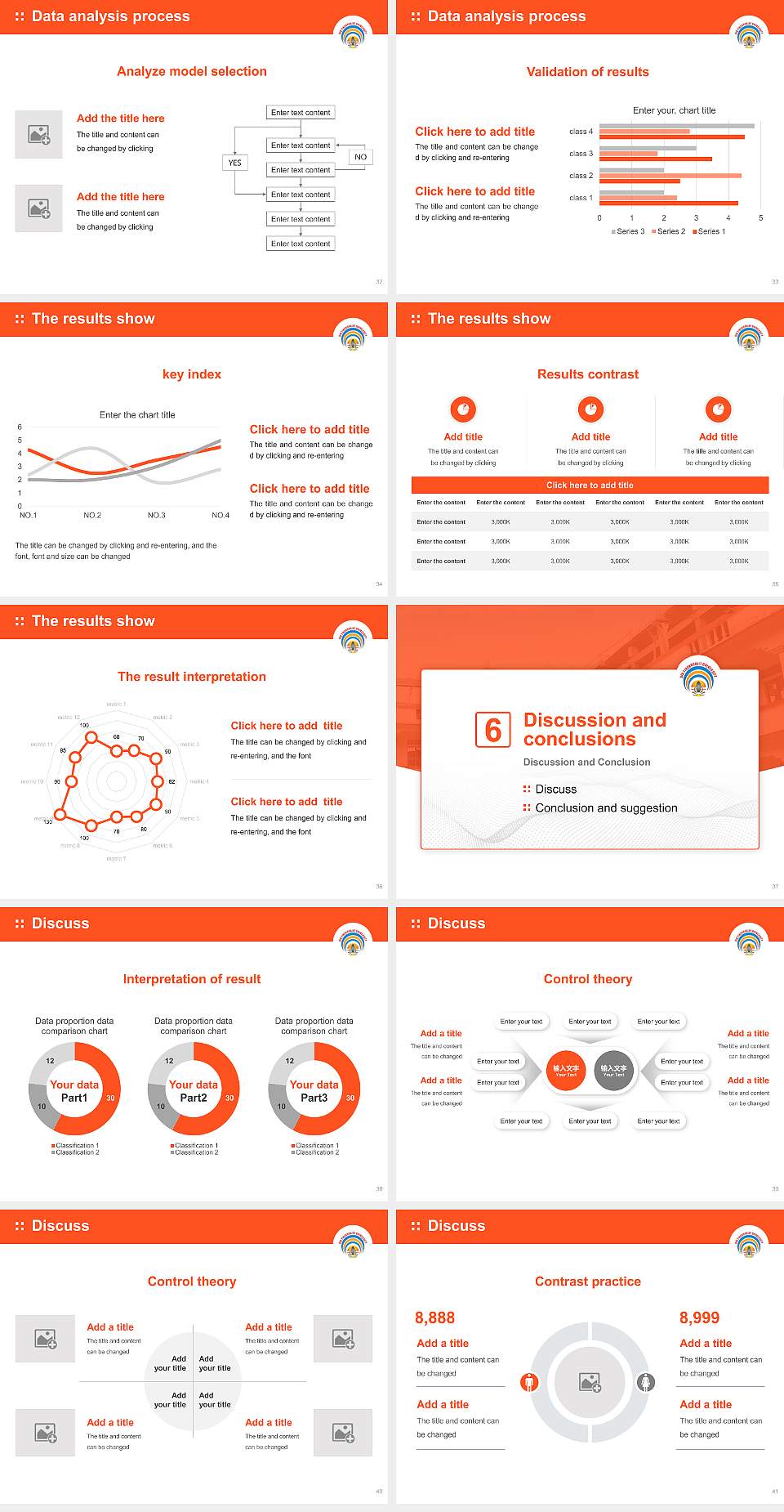 Bir Tikendrajit University Graduation Thesis Defense PPT Template4:3 ratio PPT effect preview image5