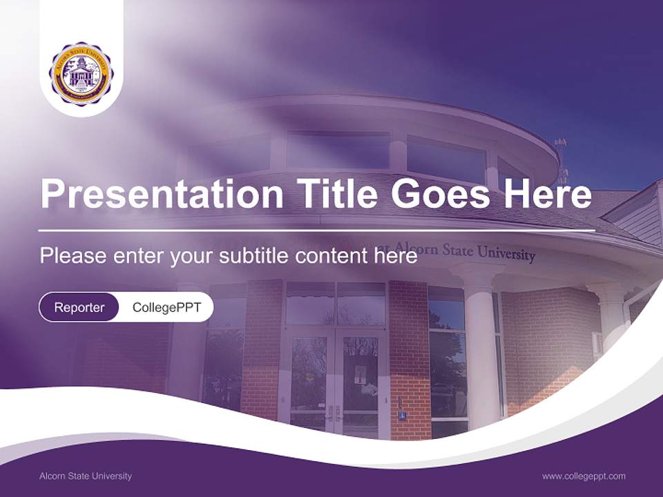 Alcorn State University Lecture Sharing and Networking Event PPT Template4:3 ratio PPT effect preview image4