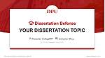 Dr. D.Y. Patil Vidyapeeth Graduation Thesis Defense PPT Template