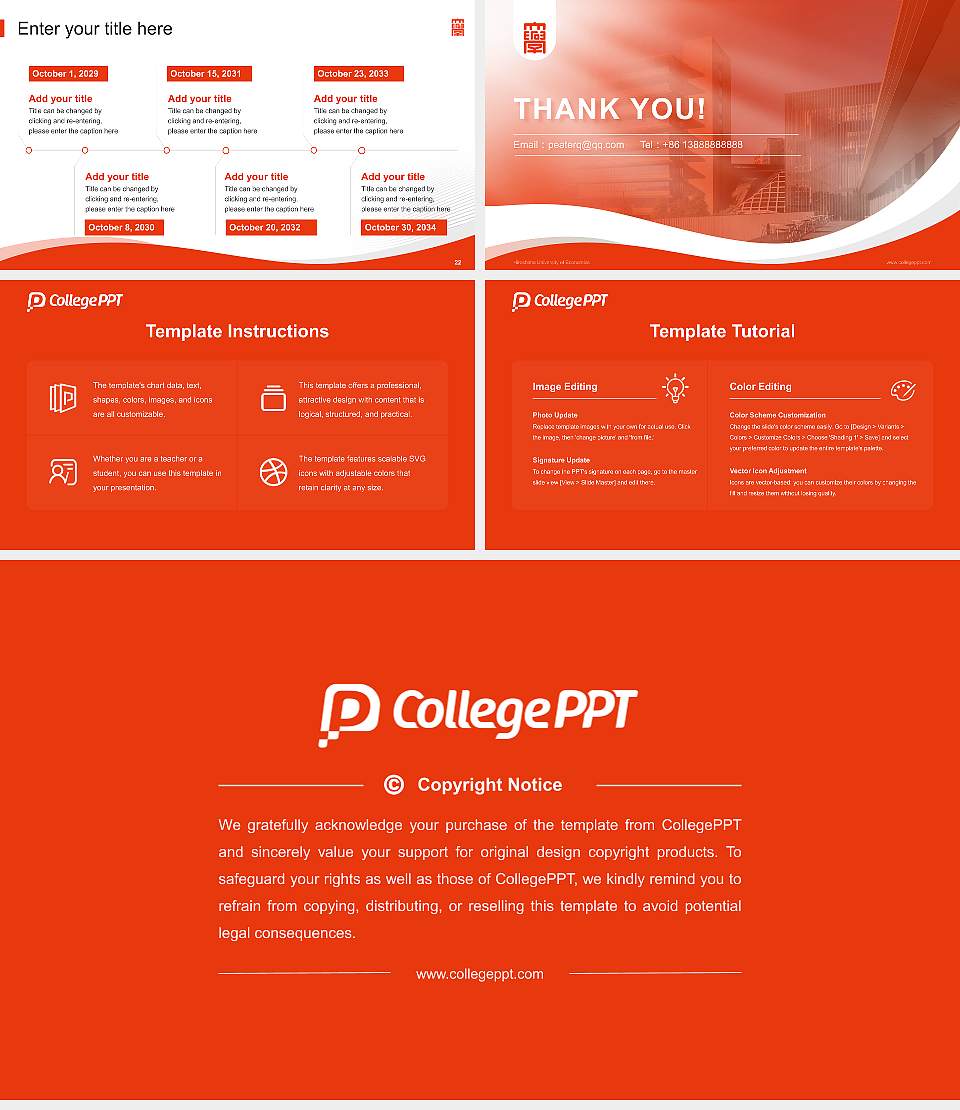 Hiroshima University of Economics Lecture Sharing and Networking Event PPT Template16:9 ratio PPT effect preview image4