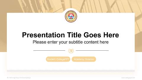 Dr. Harisingh Gour Vishwavidyalaya National Scholarship Defense PPT Template