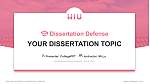 Hiroshima International University Graduation Thesis Defense PPT Template