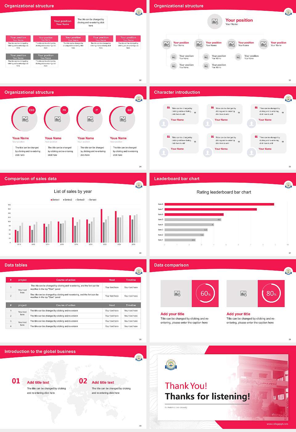 Dr. Abdul Haq Urdu University Academic Presentation/Research Findings Report PPT Template16:9 ratio PPT effect preview image4