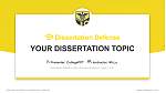 Datta Meghe Institute of Higher Education & Research Graduation Thesis Defense PPT Template