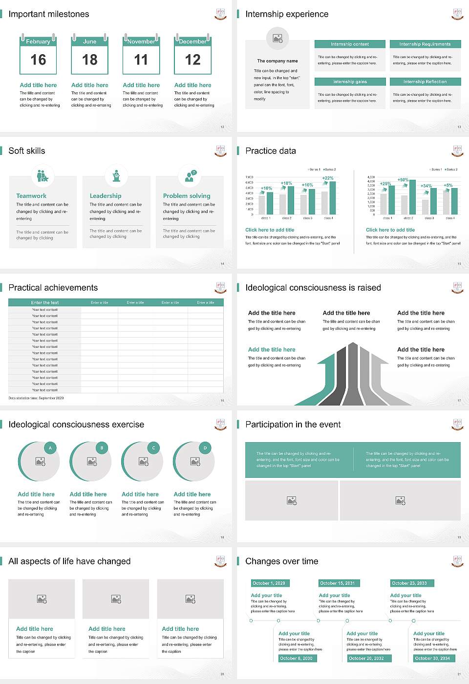 Jagannath University National Scholarship Defense PPT Template16:9 ratio PPT effect preview image3