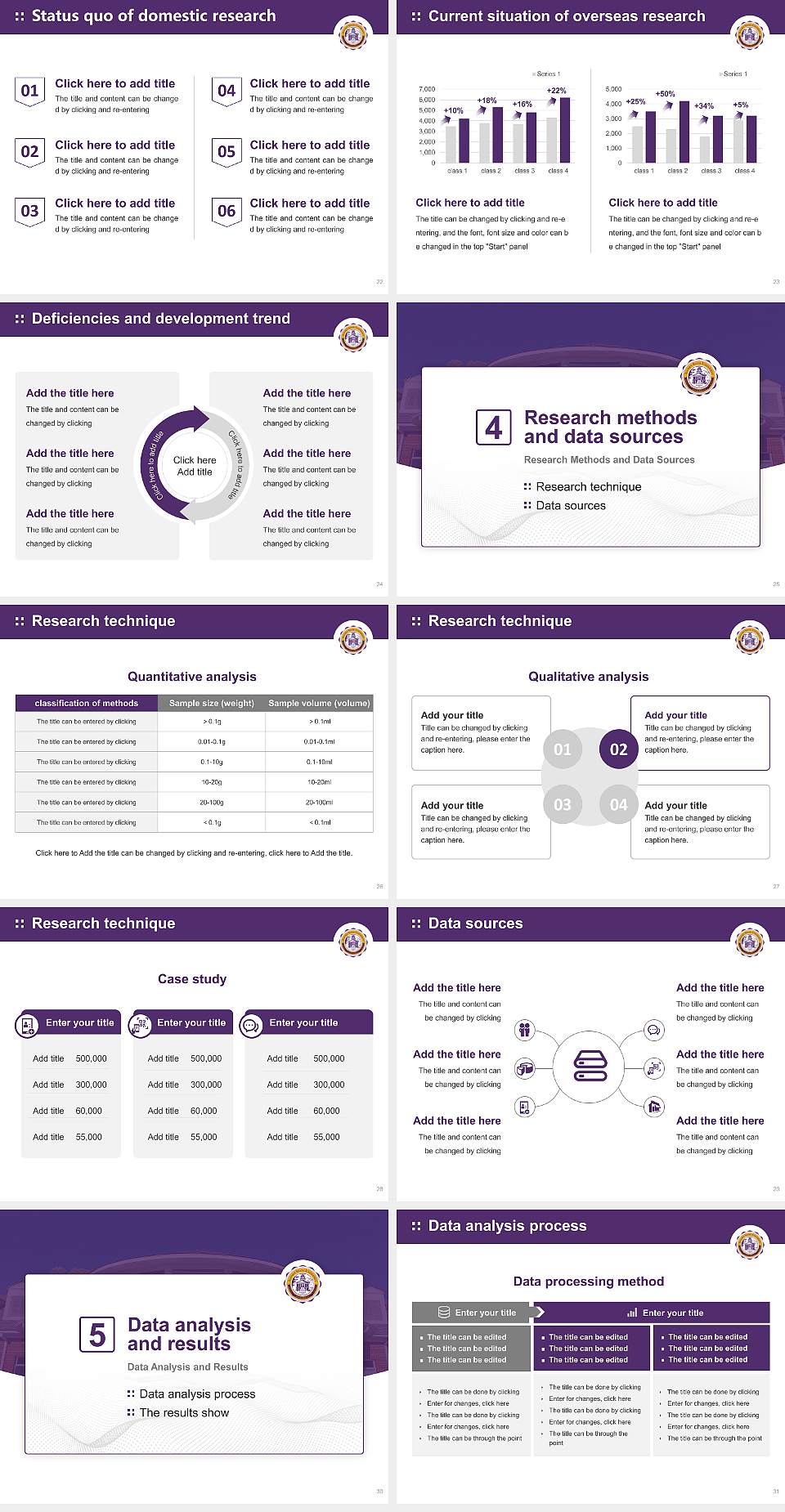 Alcorn State University Graduation Thesis Defense PPT Template4:3 ratio PPT effect preview image4