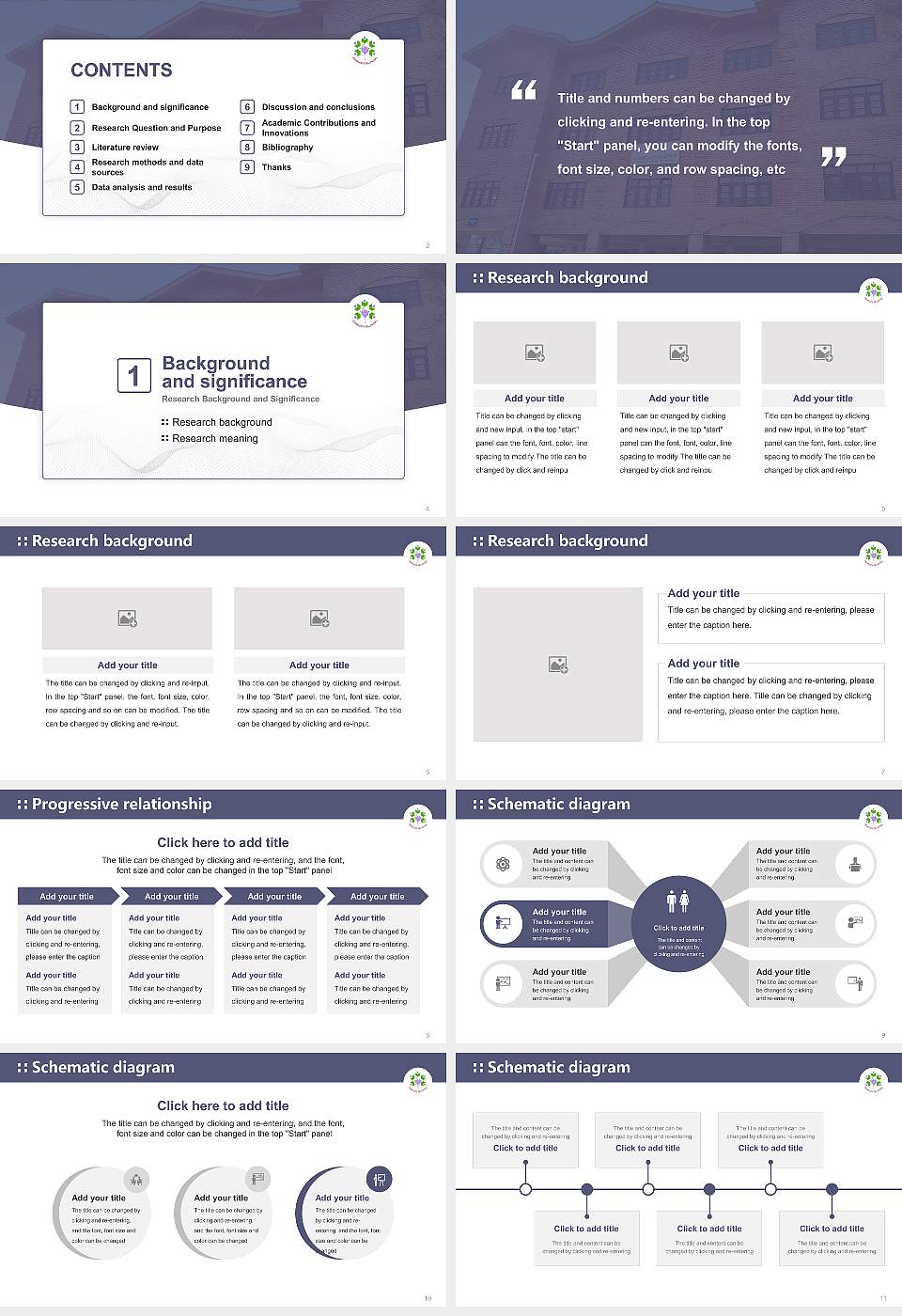 Cluster University of Srinagar Graduation Thesis Defense PPT Template16:9 ratio PPT effect preview image2