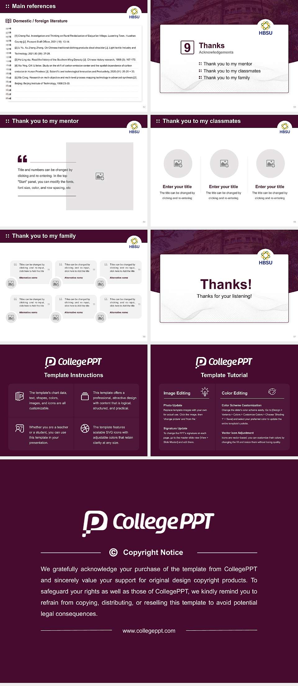 Dr. Homi Bhabha State University Graduation Thesis Defense PPT Template4:3 ratio PPT effect preview image7