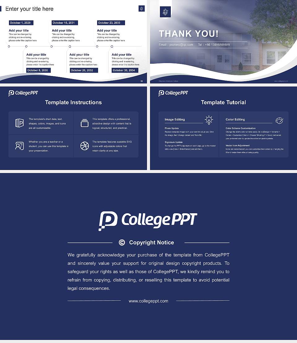 Allegheny Wesleyan College Lecture Sharing and Networking Event PPT Template16:9 ratio PPT effect preview image4