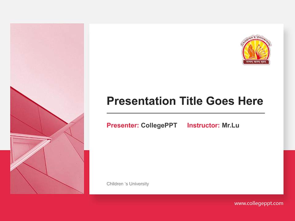 Children ‘s University General Purpose PPT Template4:3 ratio PPT effect preview image6