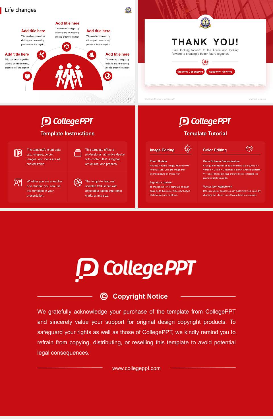 Chaitanya (Deemed to be University) National Scholarship Defense PPT Template4:3 ratio PPT effect preview image4