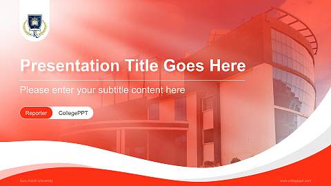 Guru Kashi University Lecture Sharing and Networking Event PPT Template