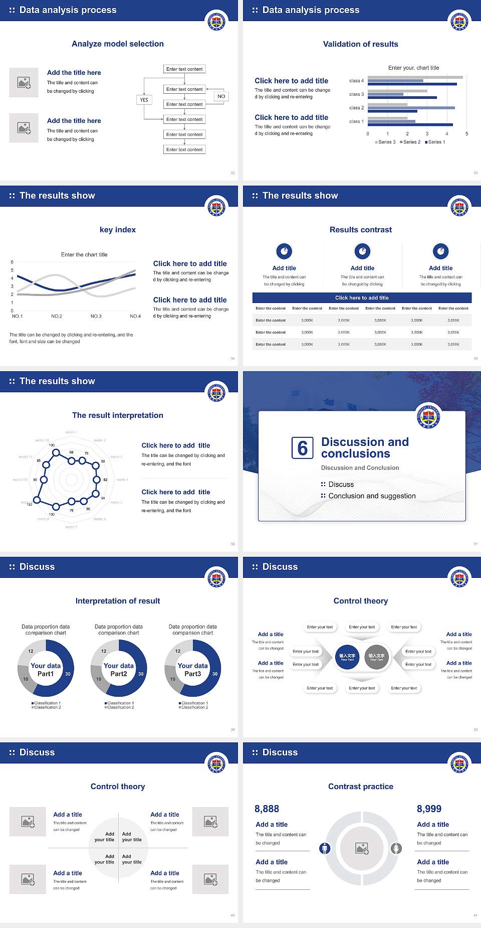 Sungkyul University Graduation Thesis Defense PPT Template4:3 ratio PPT effect preview image5