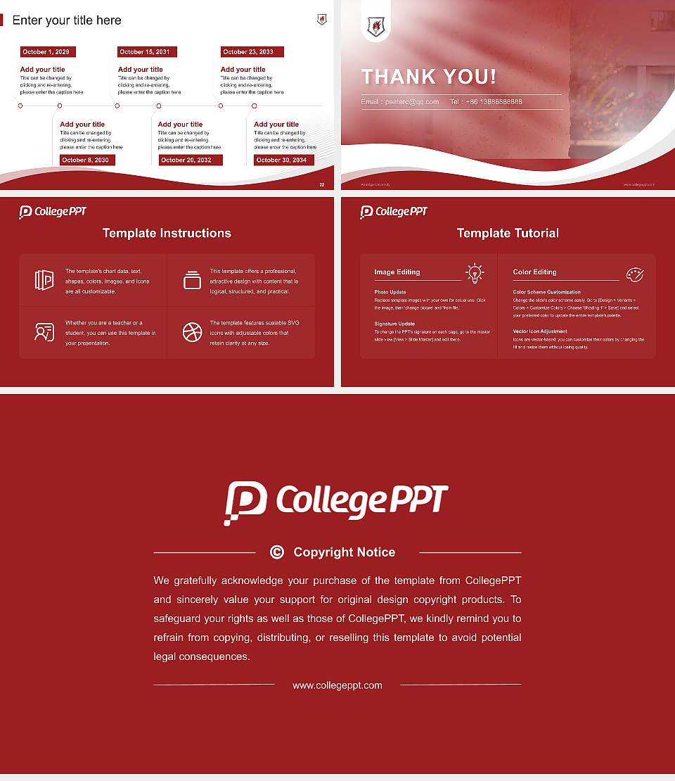 Amridge University Lecture Sharing and Networking Event PPT Template16:9 ratio PPT effect preview image4