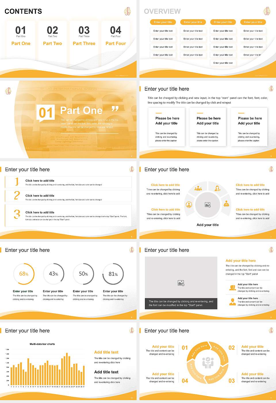 J.G. University Lecture Sharing and Networking Event PPT Template16:9 ratio PPT effect preview image2