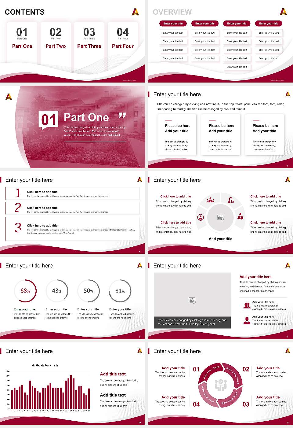 Alverno College Lecture Sharing and Networking Event PPT Template16:9 ratio PPT effect preview image2