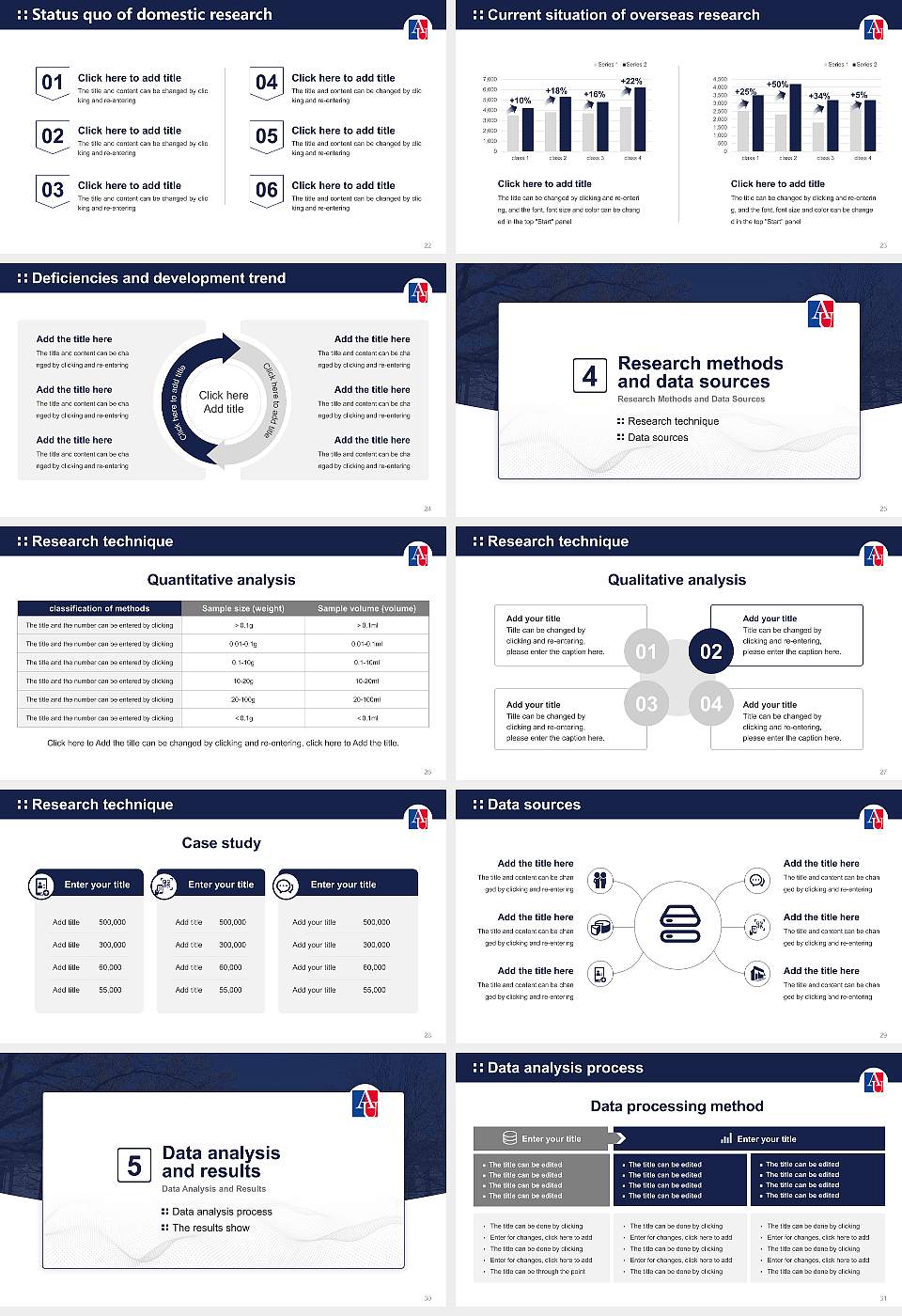 American University Graduation Thesis Defense PPT Template16:9 ratio PPT effect preview image4