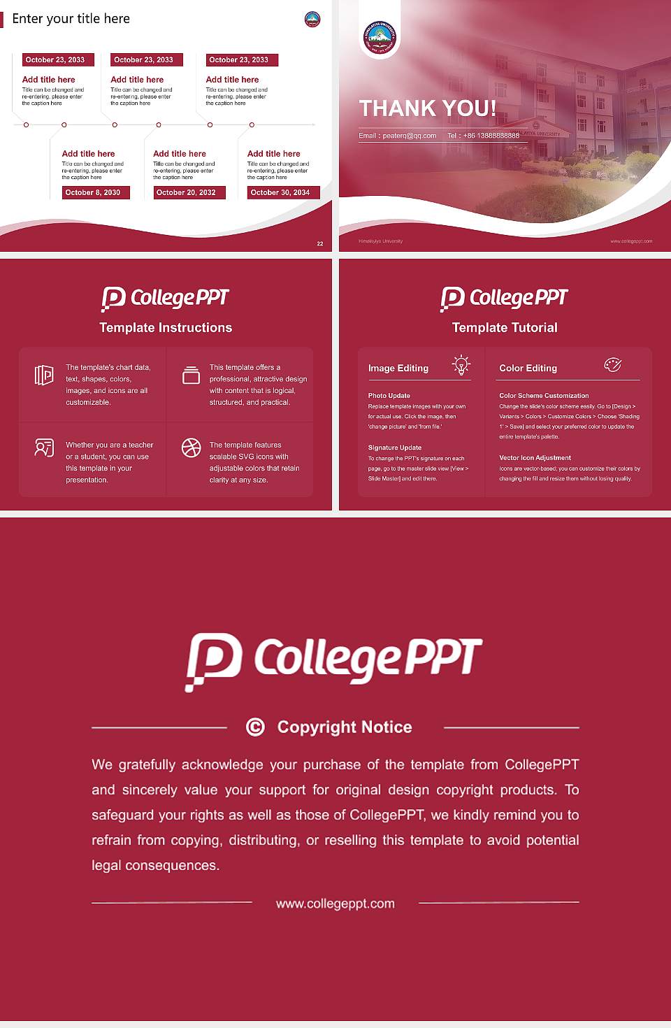 Himalayiya University Lecture Sharing and Networking Event PPT Template4:3 ratio PPT effect preview image4