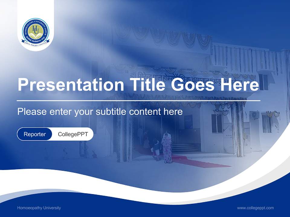 Homoeopathy University Lecture Sharing and Networking Event PPT Template4:3 ratio PPT effect preview image4