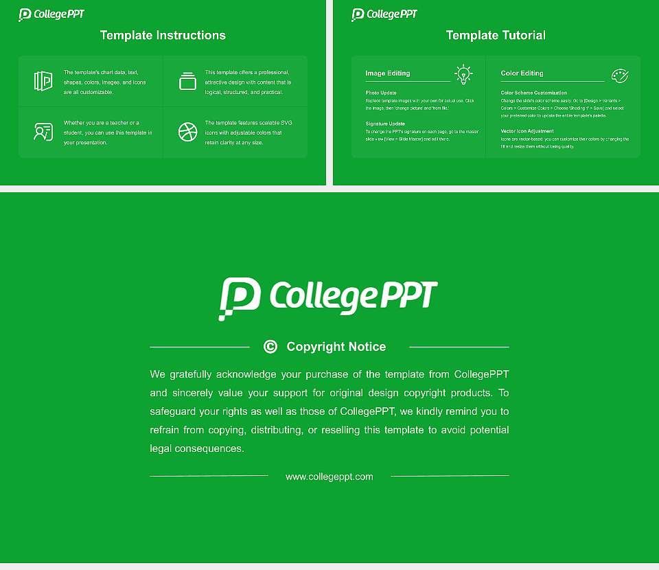 Aomori Public University Course/Courseware Creation PPT Template16:9 ratio PPT effect preview image5