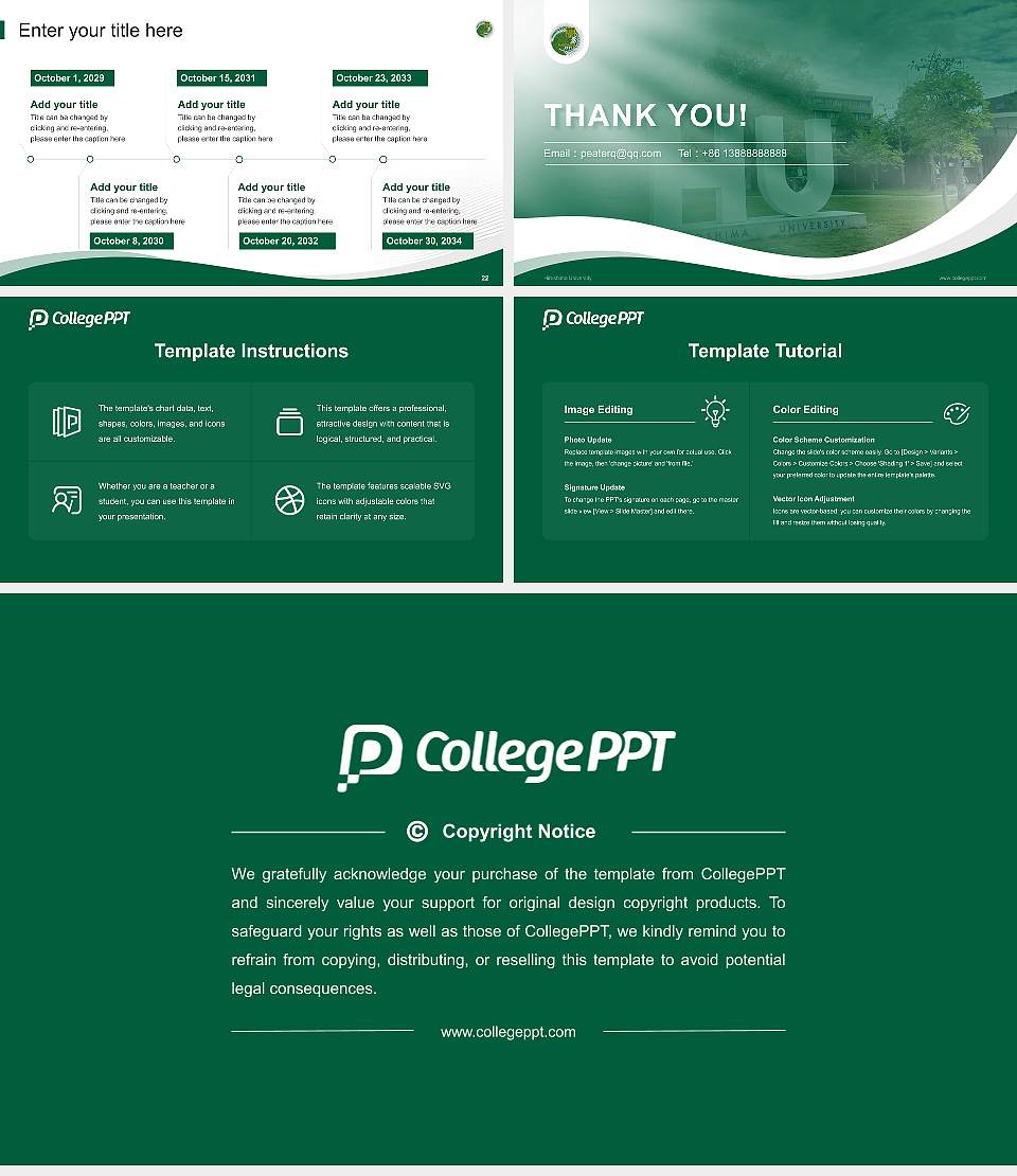 Hiroshima University Lecture Sharing and Networking Event PPT Template16:9 ratio PPT effect preview image4