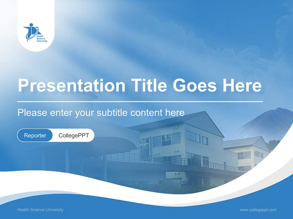 Health Science University Lecture Sharing and Networking Event PPT Template4:3 ratio PPT effect preview image4
