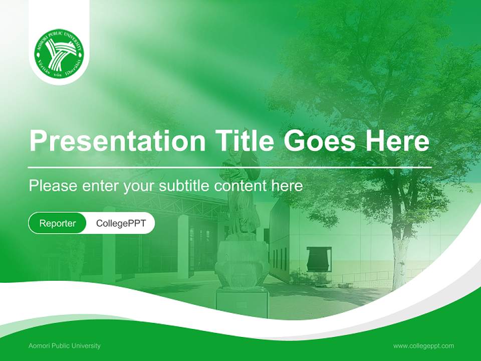 Aomori Public University Lecture Sharing and Networking Event PPT Template4:3 ratio PPT effect preview image4