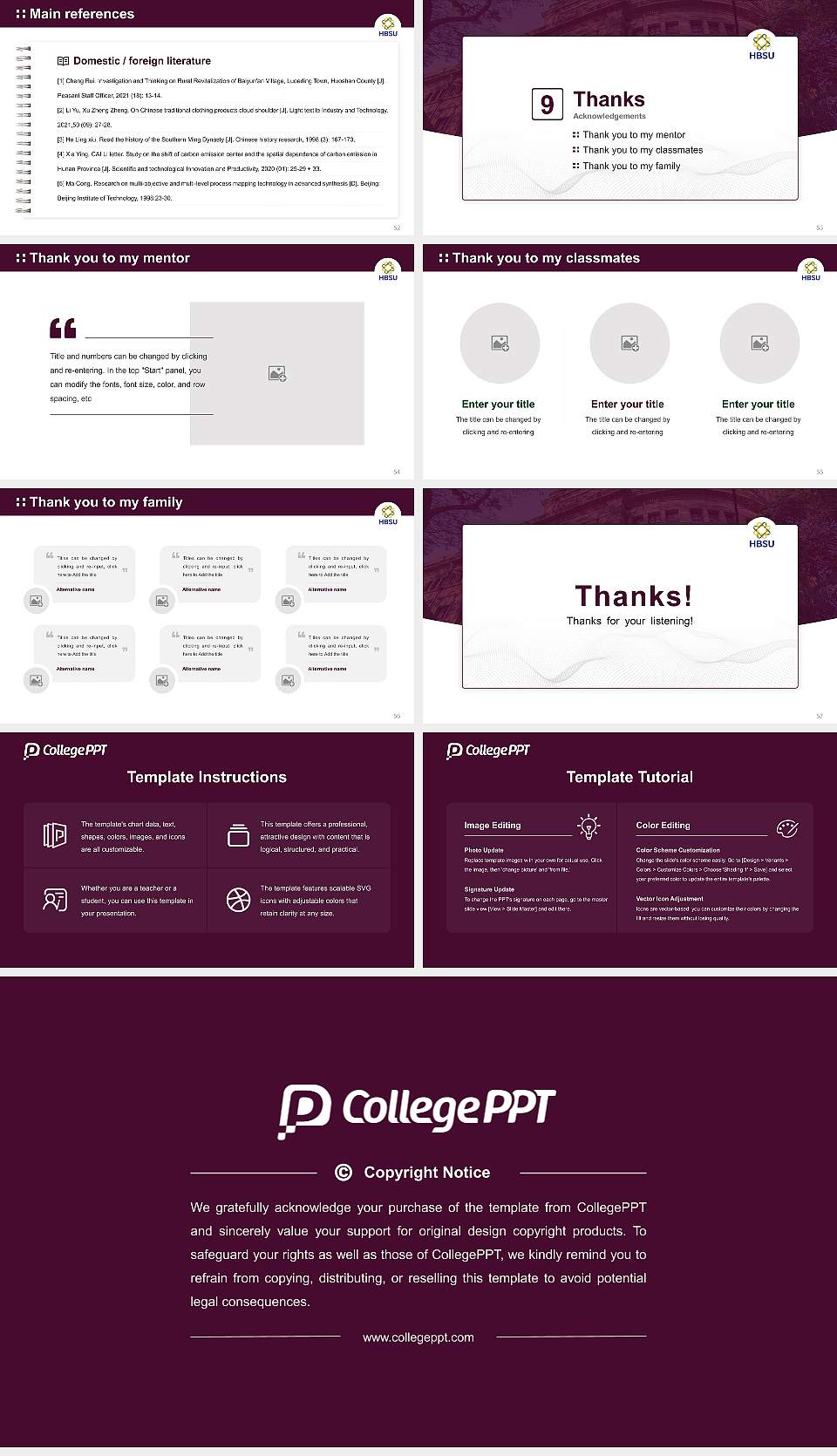 Dr. Homi Bhabha State University Graduation Thesis Defense PPT Template16:9 ratio PPT effect preview image7