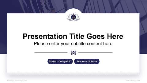 Chinmaya Vishwavidyapeeth National Scholarship Defense PPT Template