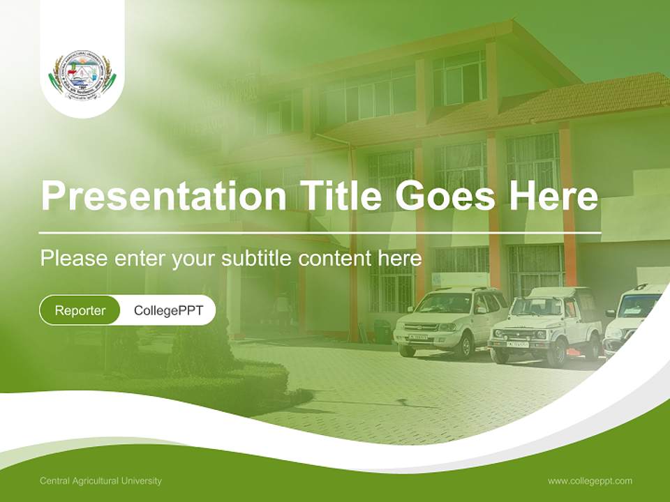 Central Agricultural University Lecture Sharing and Networking Event PPT Template4:3 ratio PPT effect preview image4