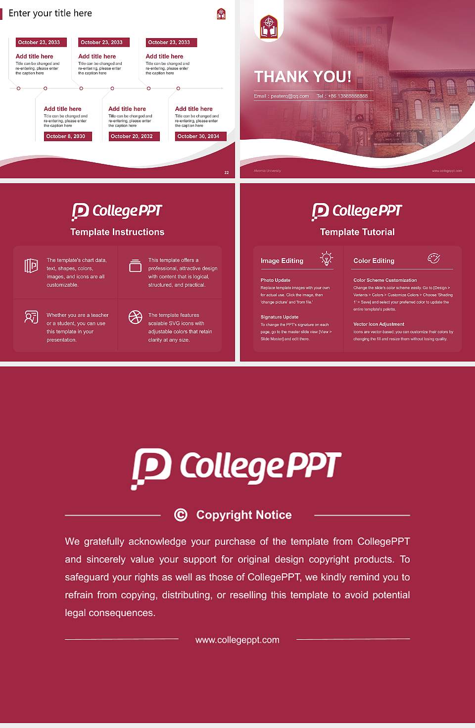 Alvernia University Lecture Sharing and Networking Event PPT Template4:3 ratio PPT effect preview image4