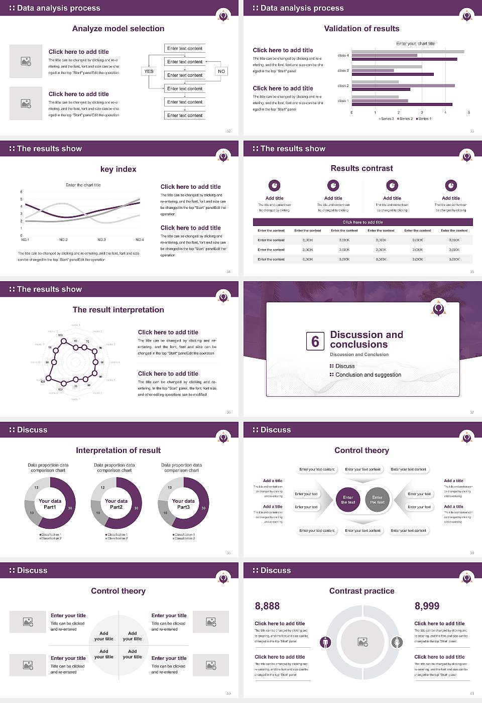 Albizu University-Miami Graduation Thesis Defense PPT Template16:9 ratio PPT effect preview image5