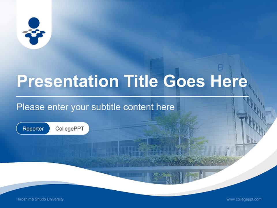 Hiroshima Shudo University Lecture Sharing and Networking Event PPT Template4:3 ratio PPT effect preview image4